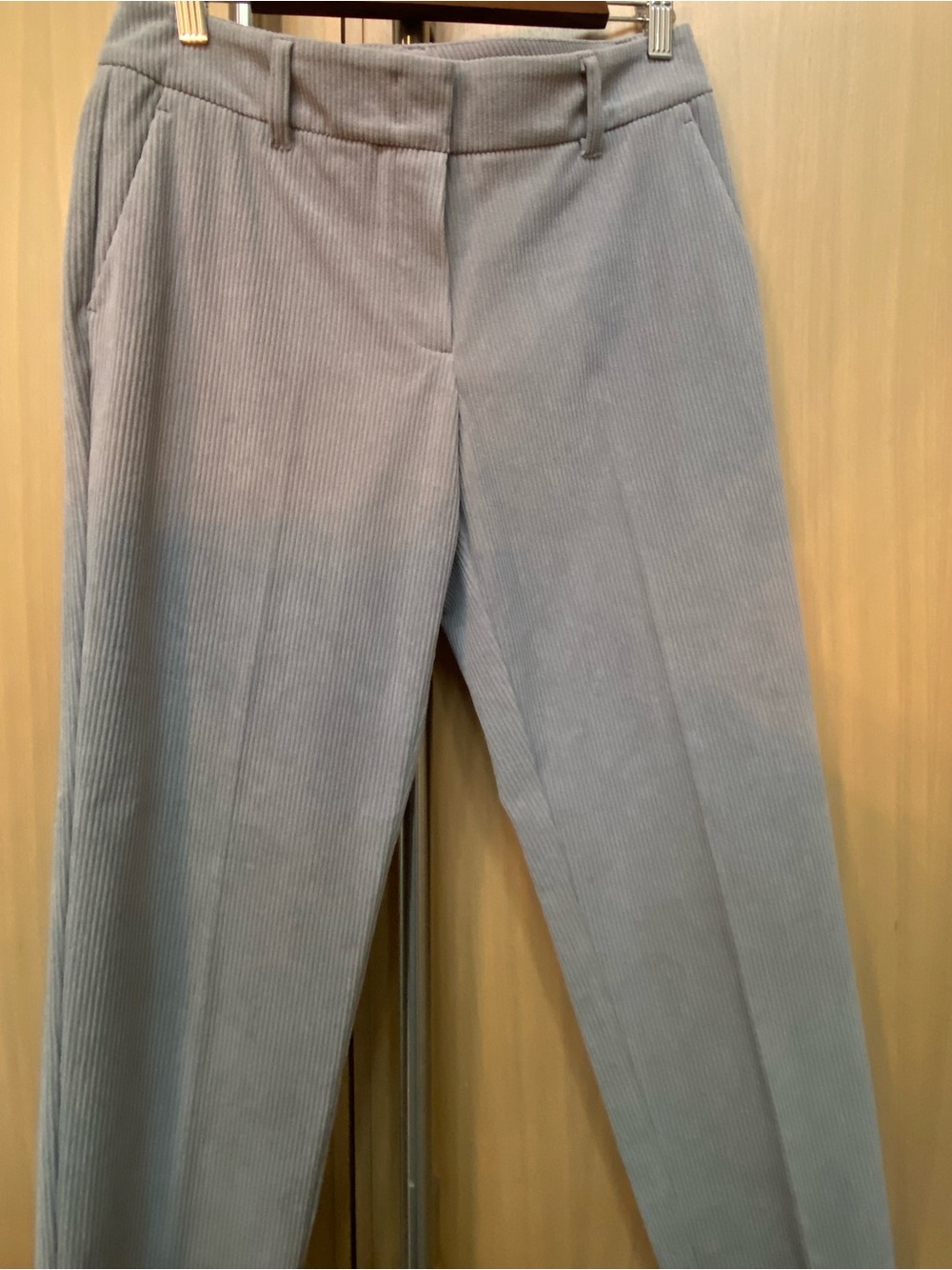 Lisa Fit Corduroy Pant - Light Gray Size 6